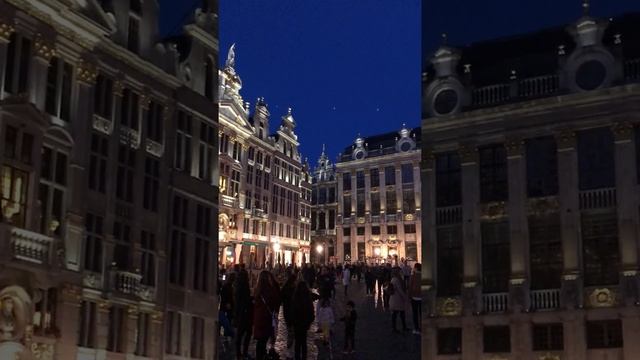 Evening Grand Place, Brussels/Вечерний Гранд Плас, Брюссель смотреть онлайн
