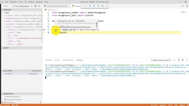 03 - Introduction Microsoft Recognizer Number API - Python смотреть онлайн