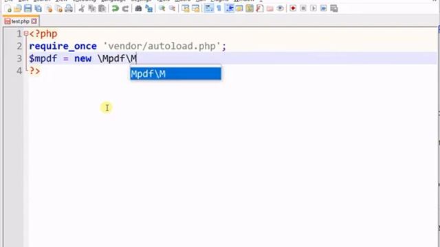 How to create pdf files from HTML using MPdf in PHP | Install mpdf using composer смотреть онлайн
