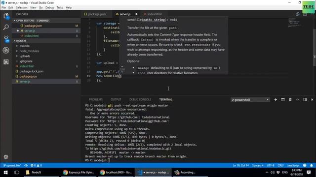 NodeJS căn bản - Bài 23: Upload file смотреть онлайн