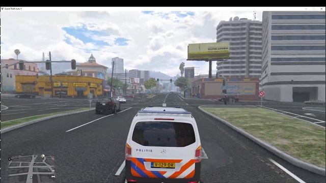 Dienst met collega in de Mercedes Vito! (GTAV Nederlandse politie patrol) смотреть онлайн