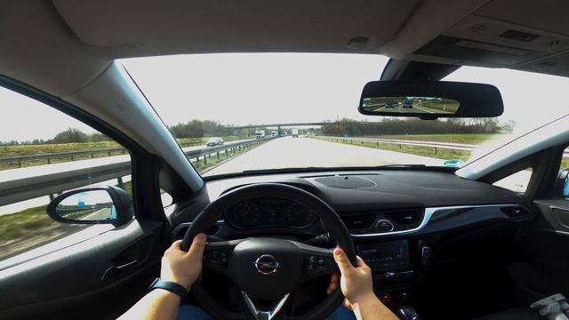 Opel Corsa OPC 1.6 Turbo(207HP) 2017-Pov Driving on German Autobahn смотреть онлайн