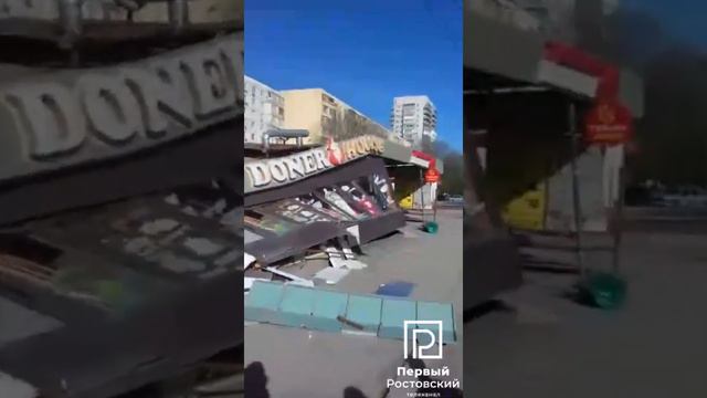 Снос ларька в Ростове на проспекте Стачки смотреть онлайн
