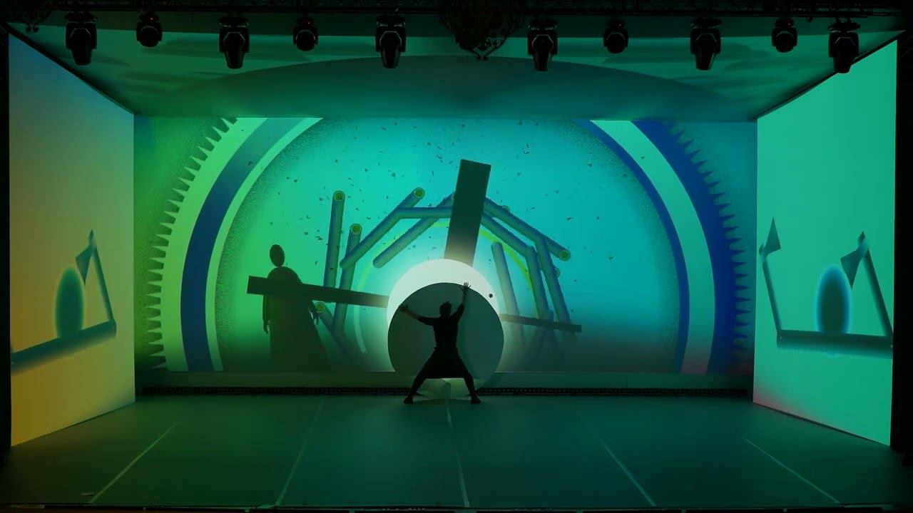 Смилга Илья. Парадиз Петра I. Наводнение. Симфония №7, Д.Д. Шостакович. Общий план сцены смотреть онлайн