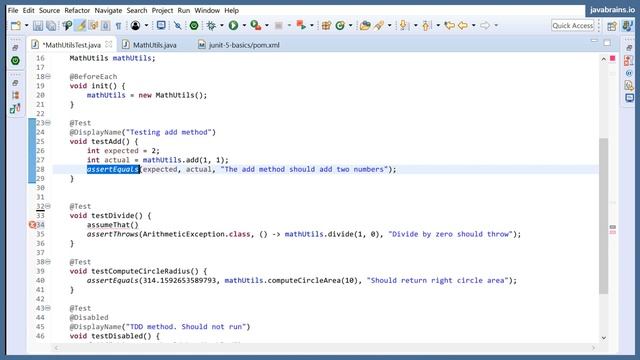 JUnit 5 Basics 20 - Conditional executions and assumptions смотреть онлайн