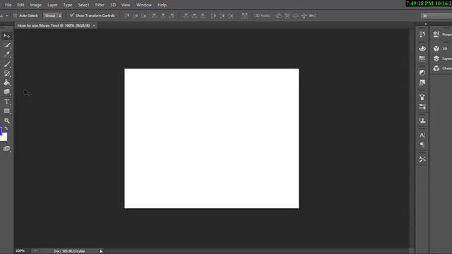 How to use Move Tool (V) on Photoshop [Tutorials] смотреть онлайн
