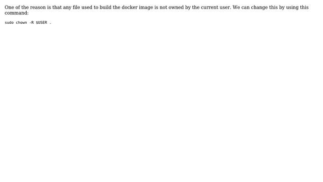 Unix & Linux: Docker-compose: cannot build WITHOUT sudo but I can run containers without it смотреть онлайн