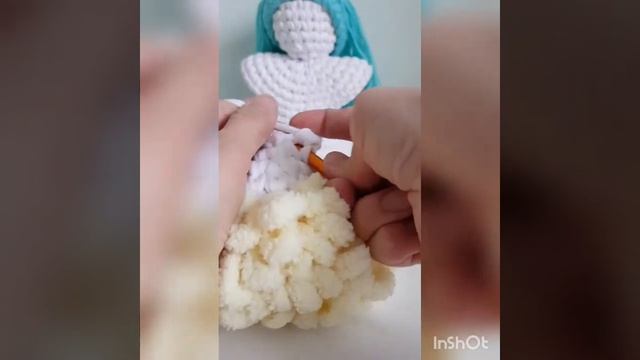 Ангел из трикотажной пряжи. смотреть онлайн