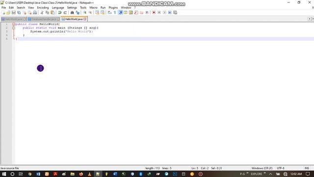 Saving and compiling Java Program 1A смотреть онлайн