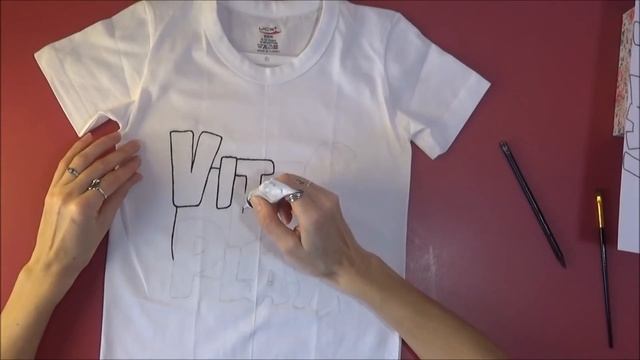 #12 Рисуем аватарку Vitec Play на футболке для фаната Витька :) смотреть онлайн