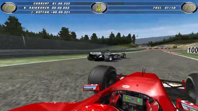 F1 2002 Gameplay Spa Francorchamps M. Schumacher's F2002 смотреть онлайн