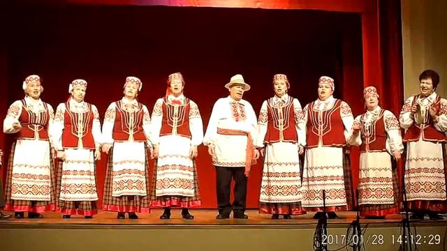 Ансамбль нарвского белорусского общества "Сябры". 28.01.2017 г. смотреть онлайн