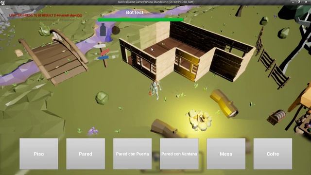 TopDown Survival Shooter en ue4 para Movil #3 / Hud, Sitema contruccion , Modelos смотреть онлайн