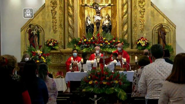 Santa Eucaristía, presidida por Mon. Gonzalo de Villa sj; Desde la Parroquia El Señor de Esquipulas смотреть онлайн