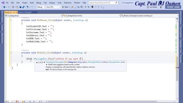 How to Add Data and Print from DataGridView in C# смотреть онлайн