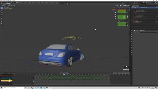 Blender Realistic car animation tutorial | Beginner смотреть онлайн