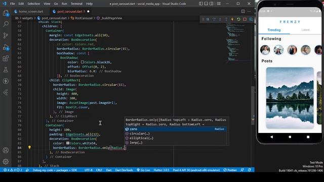 Flutter Social Media App UI Tutorial | Flutter Course 2022 | Build Flutter iOS and Android Apps смотреть онлайн