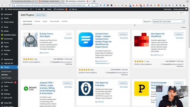 Wordpress: Gravity Forms ZERO SPAM WP Plugin смотреть онлайн