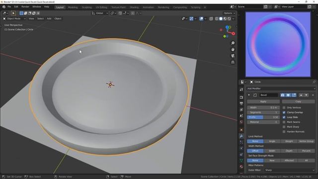 Workflow for Creating Normal Map Decals in Blender смотреть онлайн