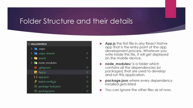 React Native Tutorial - 4: Folder Structure смотреть онлайн