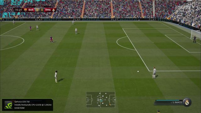 FIFA 16 Demo - G3258@4.4 / GTX 750 2GB OC - 1080p смотреть онлайн