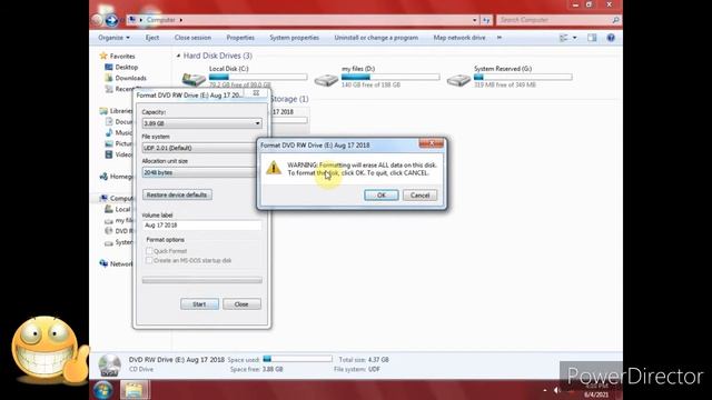 How to format DVD|DVD kaise format karen|DVD format using computer system|DVD format смотреть онлайн
