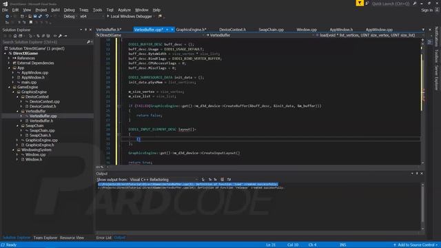 C++ 3D Game Tutorial 5: Creating 3D Graphics Engine - Drawing a Triangle смотреть онлайн