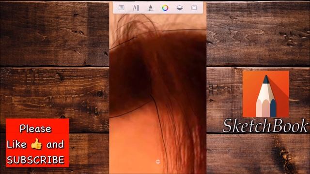 Tracing a human photo with Autodesk SketchBook App on Iphone смотреть онлайн