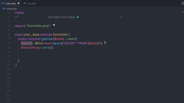 Getting Data From Database Table Using PHP Class - In 5 Minutes смотреть онлайн