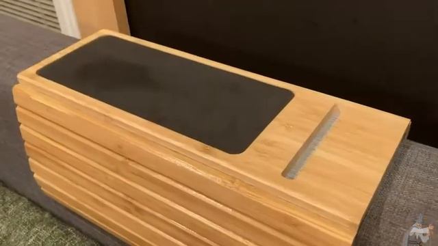 Sofa Armrest Tray Table with Cell Phone Slot смотреть онлайн