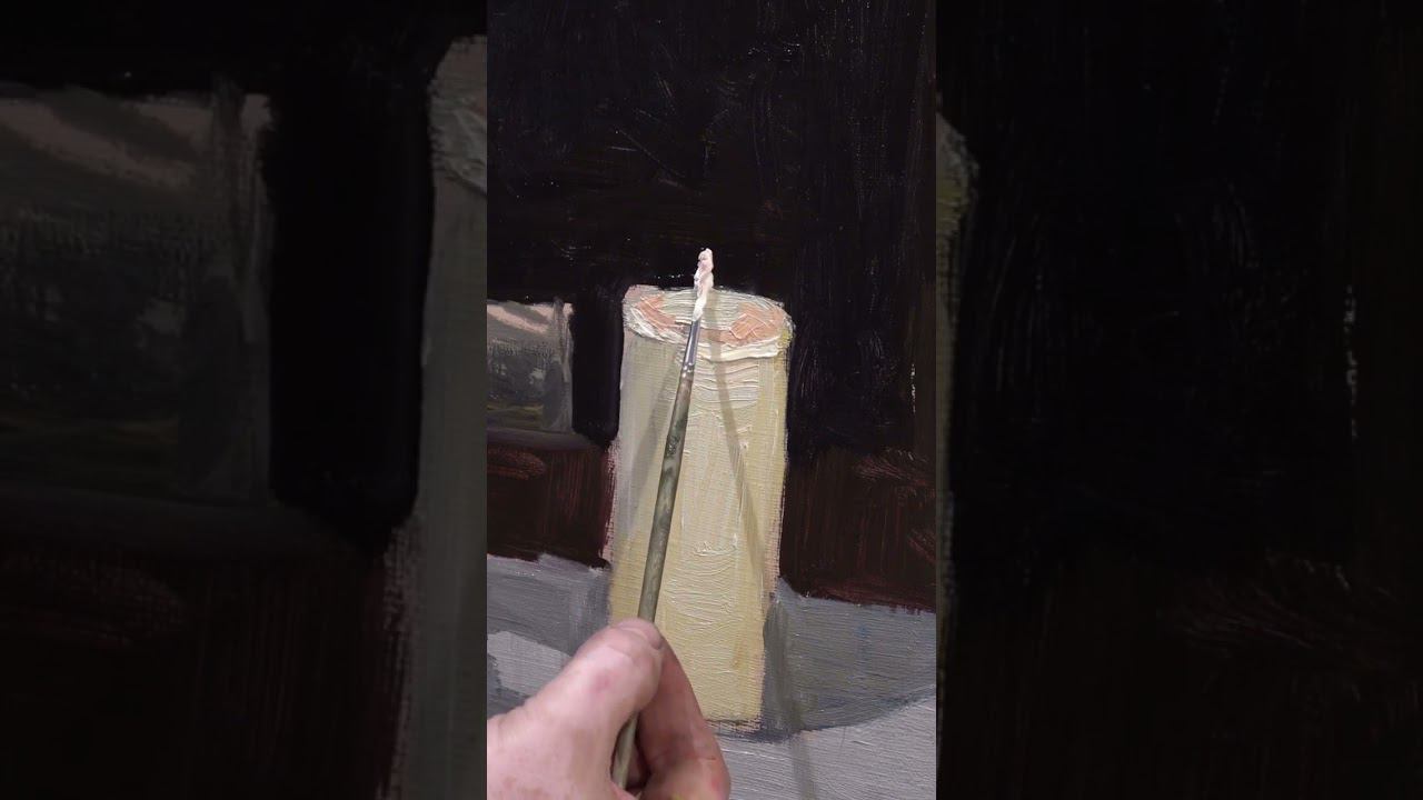 Как нарисовать свечу смотреть онлайн