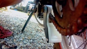 Установка ловушки цепи на мотоцикл Racer Panther 250