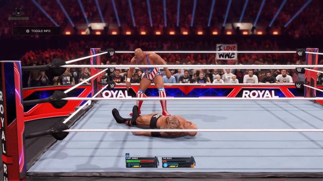 WWE 2K24 - First Royal Rumble Match Of 2K24 - Roman Reigns Brock Lesnar Khali John Cena Undertaker смотреть онлайн