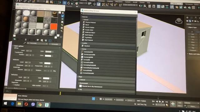 Как добавить и наложить текстуру в 3DsMax (Корона) смотреть онлайн