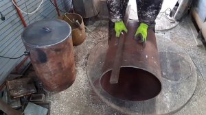 Котёл отопления труба в трубе Подовый вариант часть1