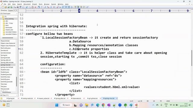 61.Spring - Hibernate Integration | Spring MVC Example смотреть онлайн