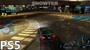 NFS UNDERGROUND REMASTERED ON PS5 | PS5 GRAPHICS GAMEPLAY