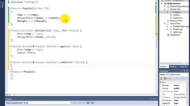 Builder Pattern in C++ смотреть онлайн