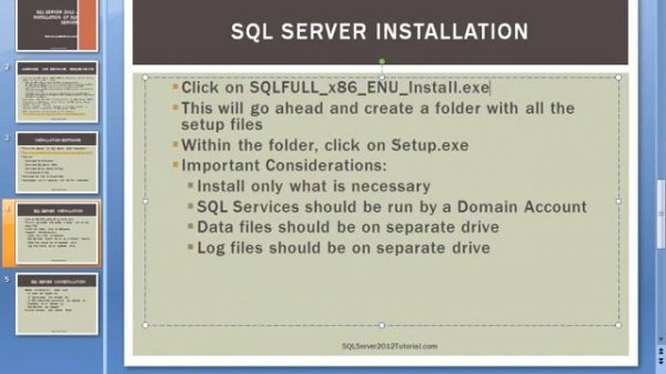 How to install SQL Server 2012 Version - MS SQL Tutorial
