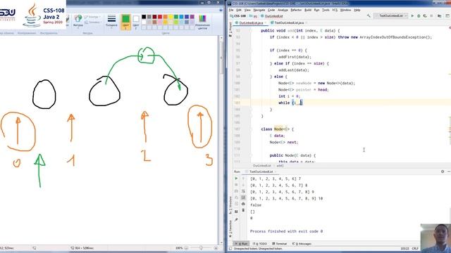 Week 13. Video Lecture. Chapter 24. Implementing LinkedList смотреть онлайн