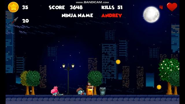 Ninja 2D Infinite Runner смотреть онлайн