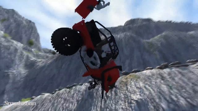 Cliff Drops 3 - BeamNG DRIVE  SmashChan