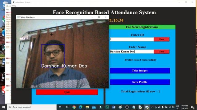 Face Recognition Based Attendance Monitoring System смотреть онлайн