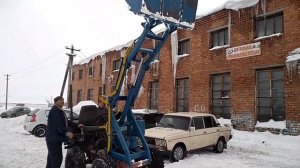 Самодельный минитрактор с куном