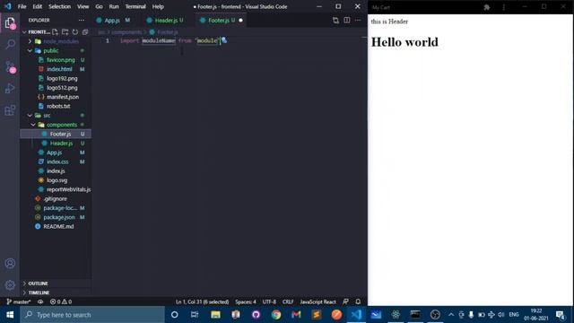 Django + React Ecommerce Project Series Tutorial 2 (adding react bootstrap & making components ) смотреть онлайн