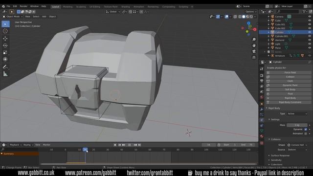 Treasure Chest Tutorial | Blender 2.8 | Treasure Explosion смотреть онлайн