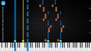 🎹Solo & Chord, Davy Jones Plays His Organ, Hans Zimmer, Synthesia Piano