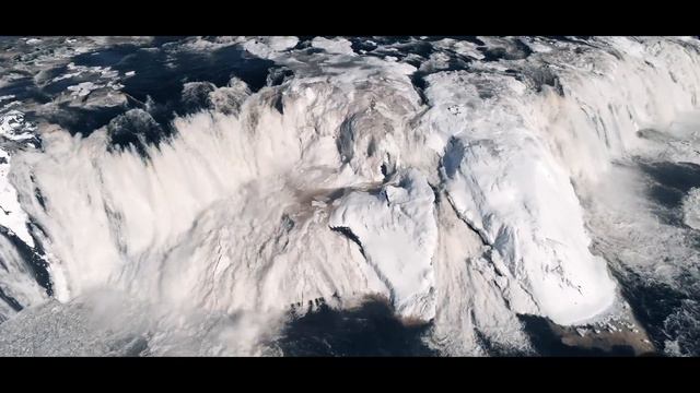 Cohoes Falls Drone Photography Winter 2021: 2K Parrot Anafi смотреть онлайн