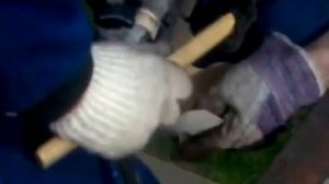 Cварка термитным патроном проводов на ВЛ 110 кВ