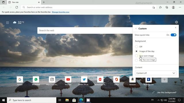 How to Change Background Image In Microsoft Edge смотреть онлайн